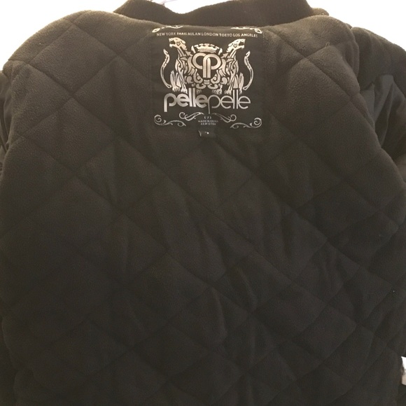 BOYS Black WINTER COAT, PELLE PELLE, Size 7 - Picture 9 of 10